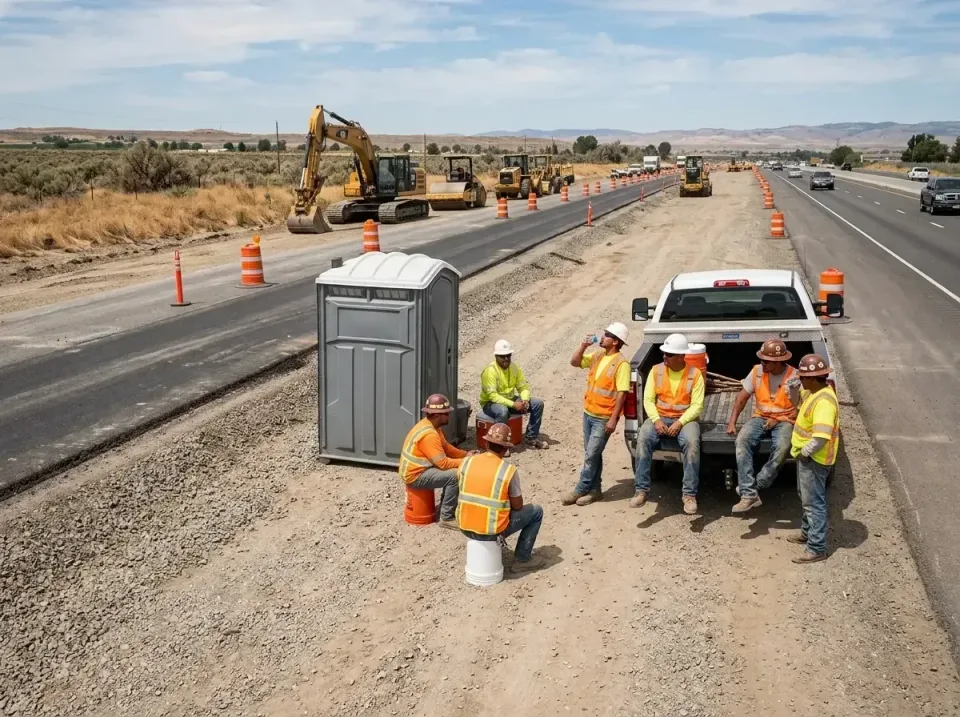 highway-road-construction-crew-007 — frequently asked questions, Porta Potty and Restroom Rentals in Chubbuck, ID
